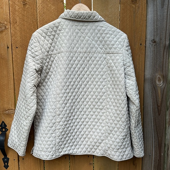 Quilted XL Jacket. Nordic Lights. Oatmeal color - Picture 5 of 5